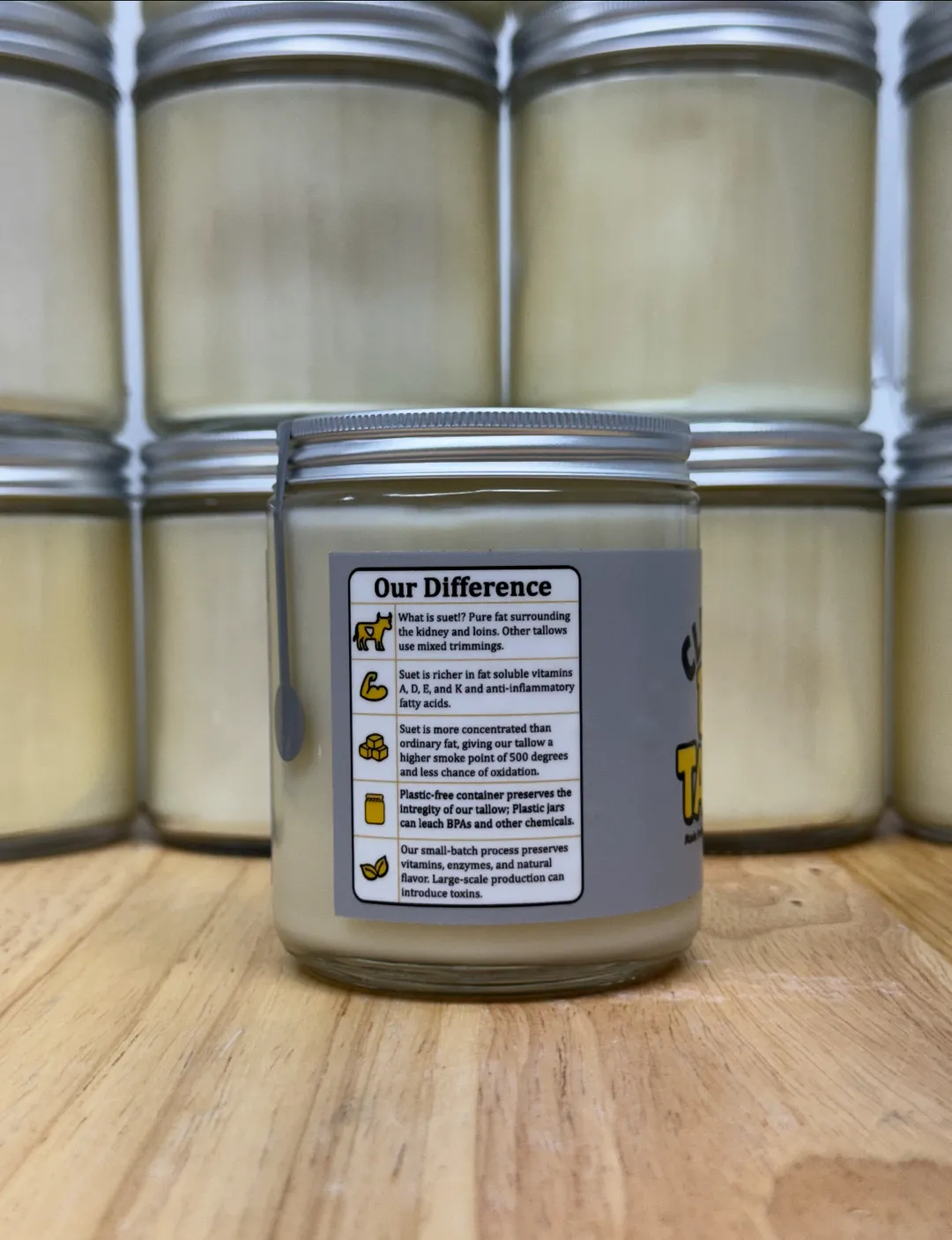Beef Tallow 16oz (Case of 12)
