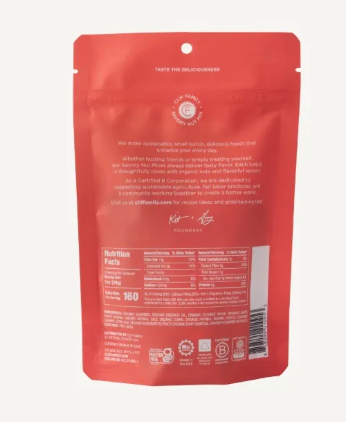 Organic Nut Mix - Smoked Pimenton Almonds