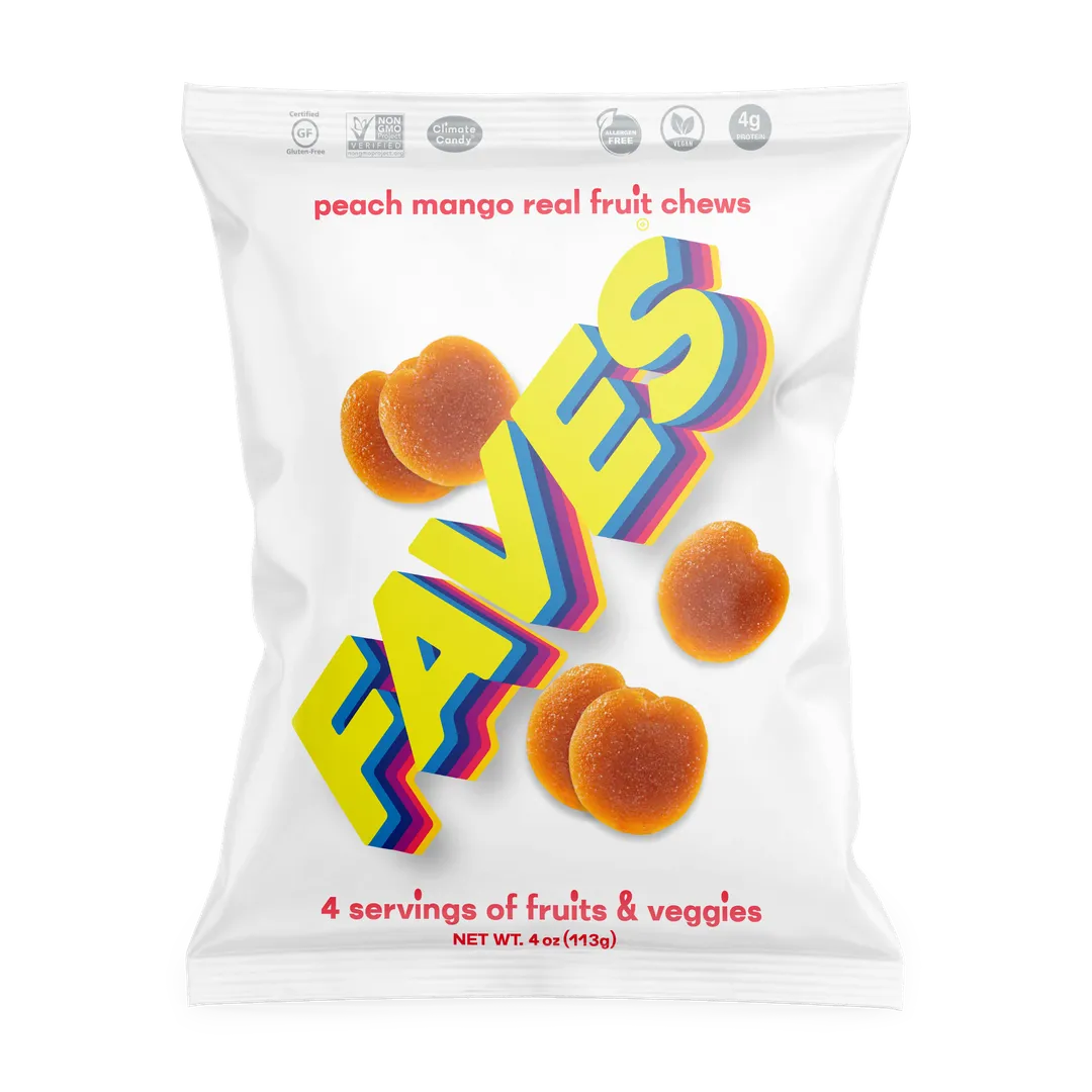FAVES Peach + Mango 4 oz