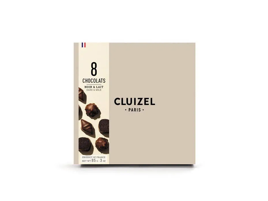 Chocolate Truffle Box- Milk & Dark, 8