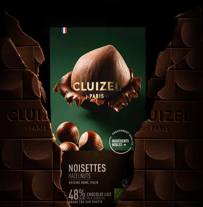 Hazelnut Chocolate Bar, 48%