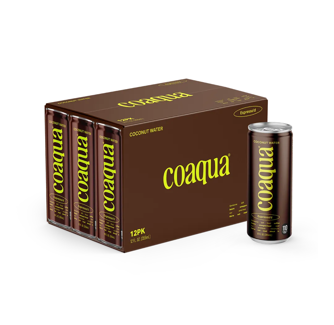 Coaqua Espresso'd Coconut Water