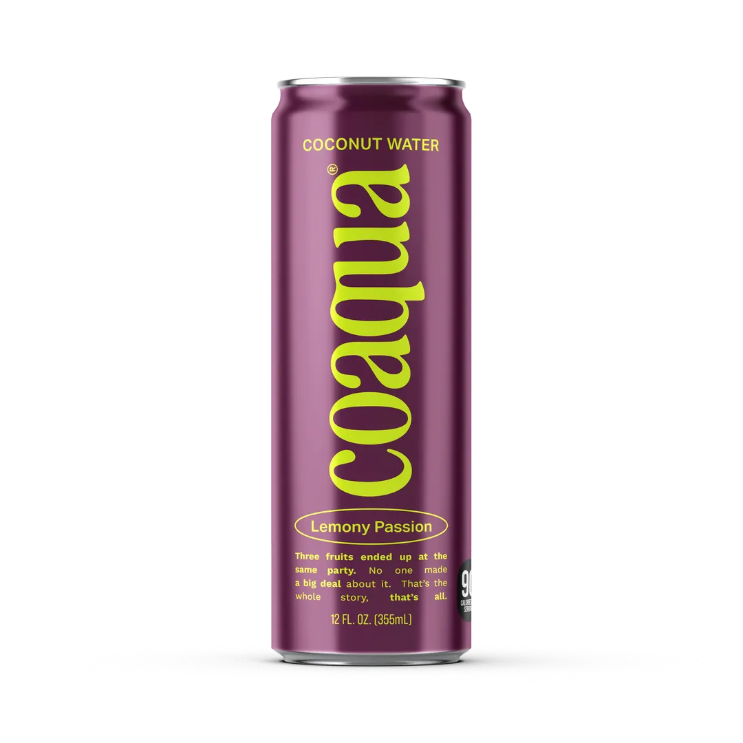 Coaqua Lemony Passion Coconut Water