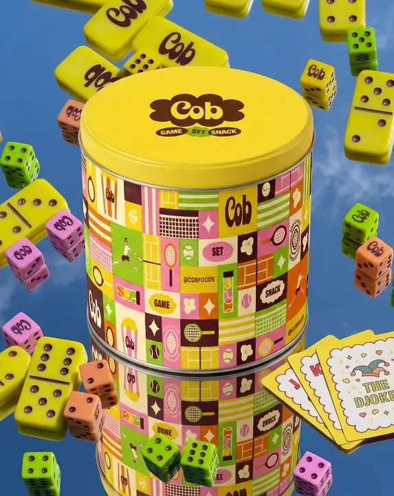 Game. Set. Snack. Tin