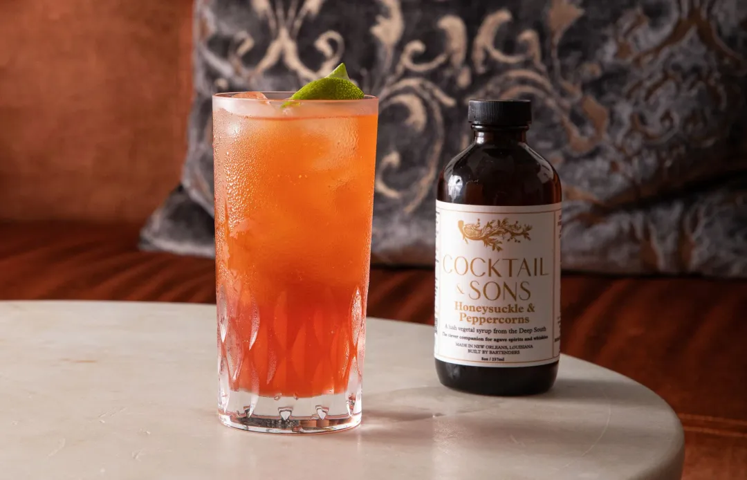 Honeysuckle & Peppercorns Syrup - 8oz