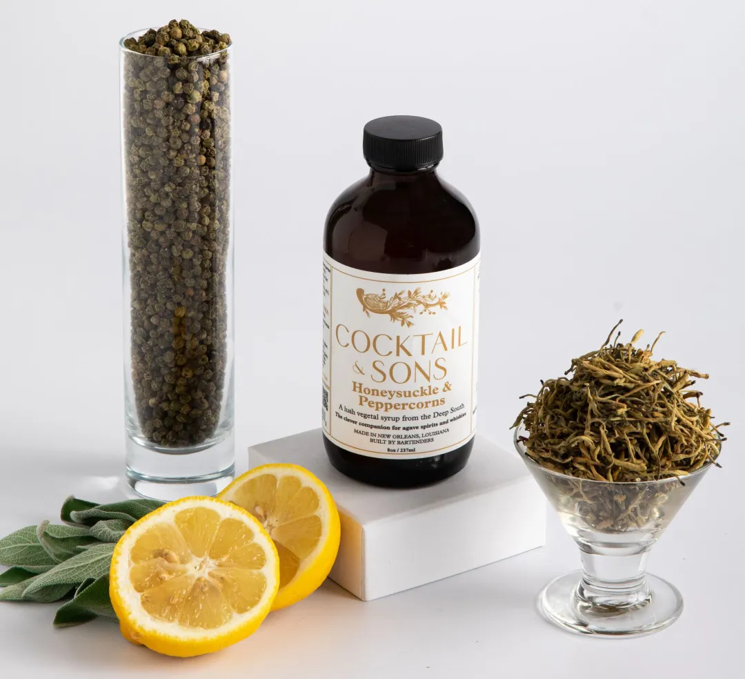 Honeysuckle & Peppercorns Syrups - 64oz