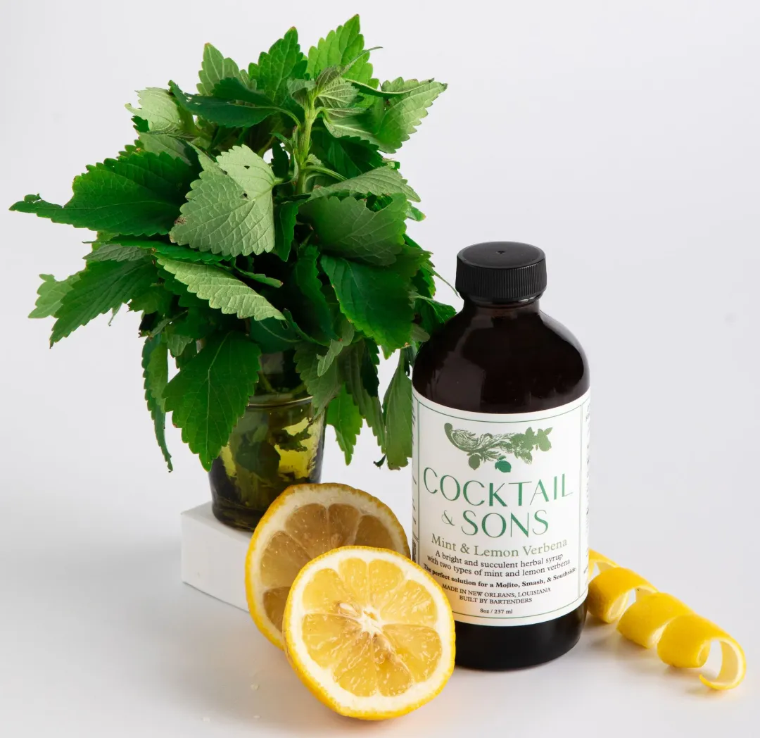 Mint & Lemon Verbena Syrup - 64oz