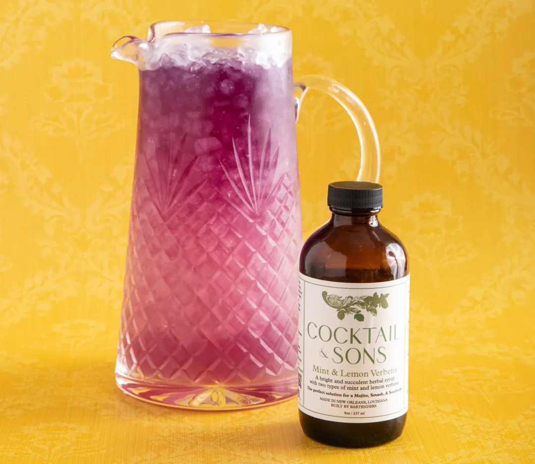 Mint & Lemon Verbena Syrup - 64oz