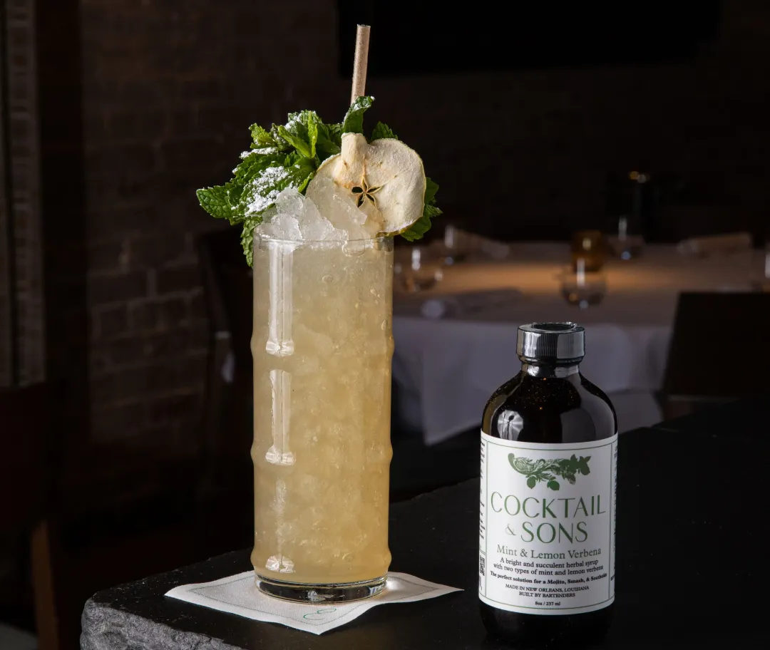 Mint & Lemon Verbena Syrup - 8oz