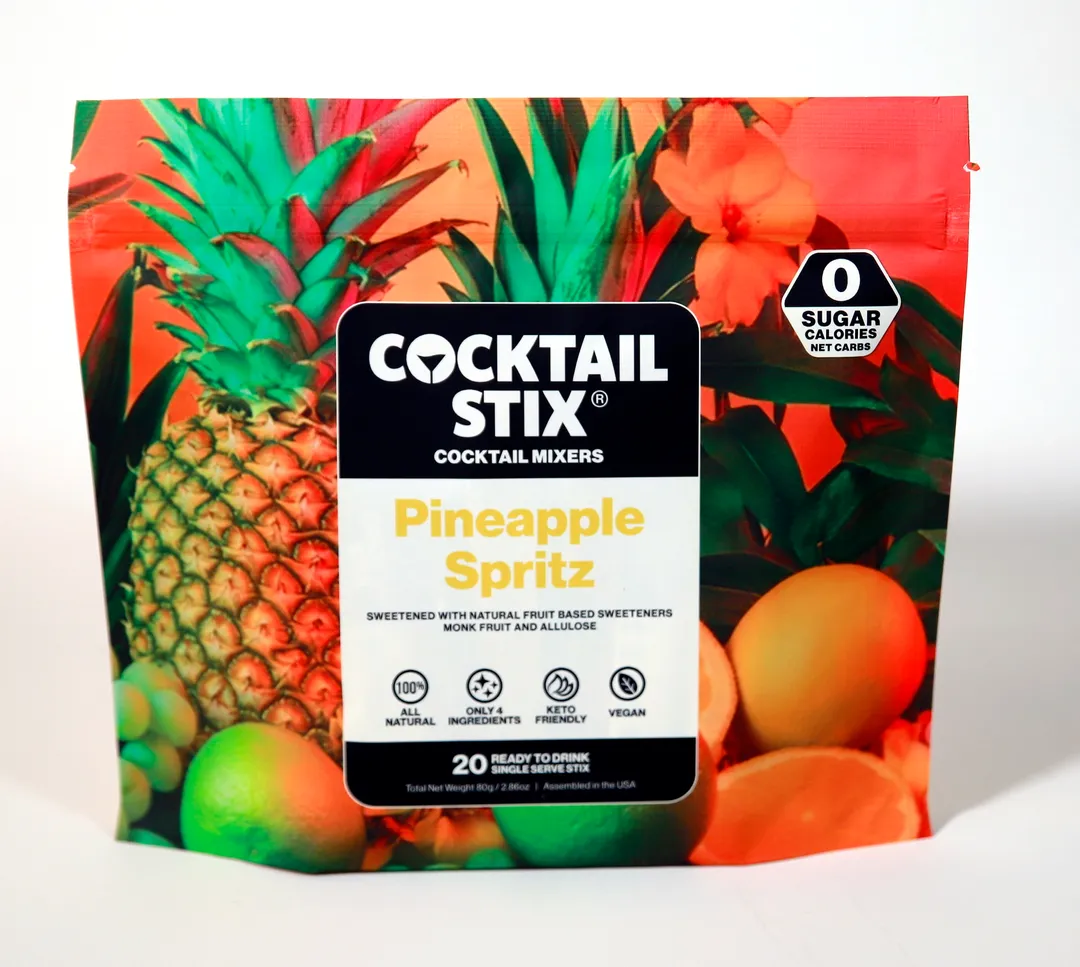 Cocktail Stix Zero Sugar Cocktail & Mocktail Drink Mixer - Skinny Mixes - Vegan - No Calories, No Carbs, No Sugar - Non-GMO - 20 Pack