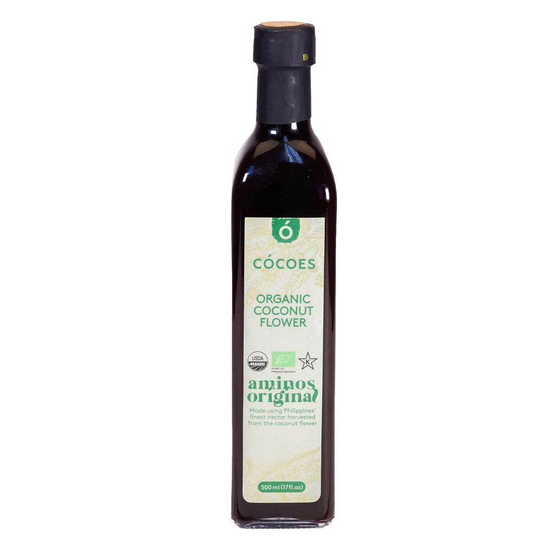 CÓCOES Organic Coconut Flower Aminos 17oz - (16 Bottles)