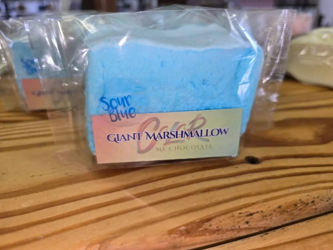 Hand Crafted Gourmet Marshmallow - Sour Blue Raspberry