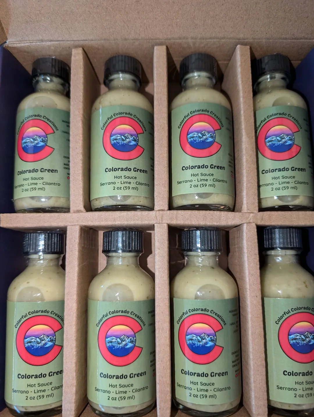 2 oz Mini-Bottles Individual flavors - Colorado Green