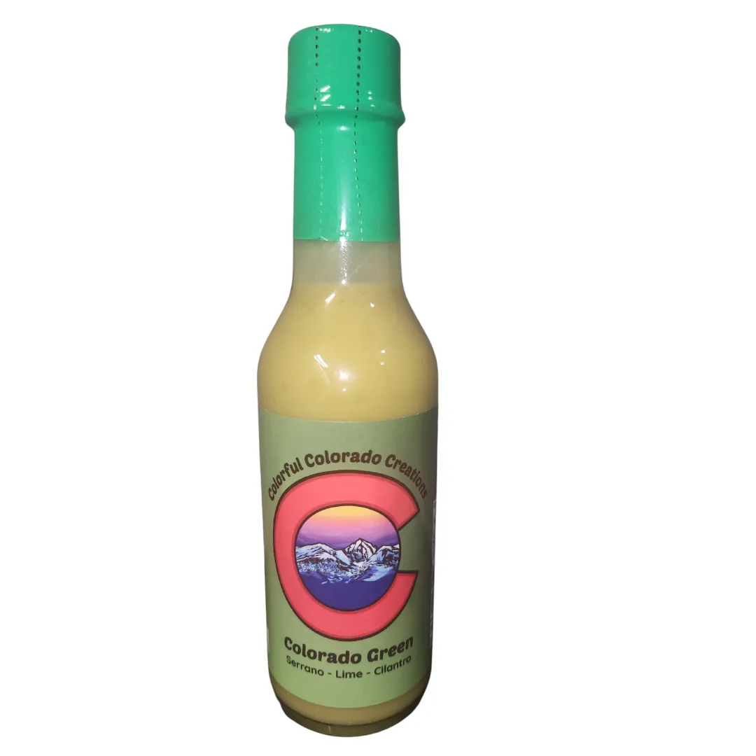 Colorado Green Lime, Cilantro & Serrano Pepper Hot Sauce