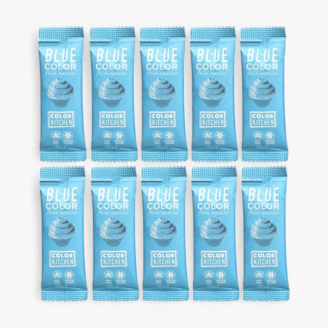 Single Food Color Packets Bulk (100), Artificial Dye-Free (Orange)