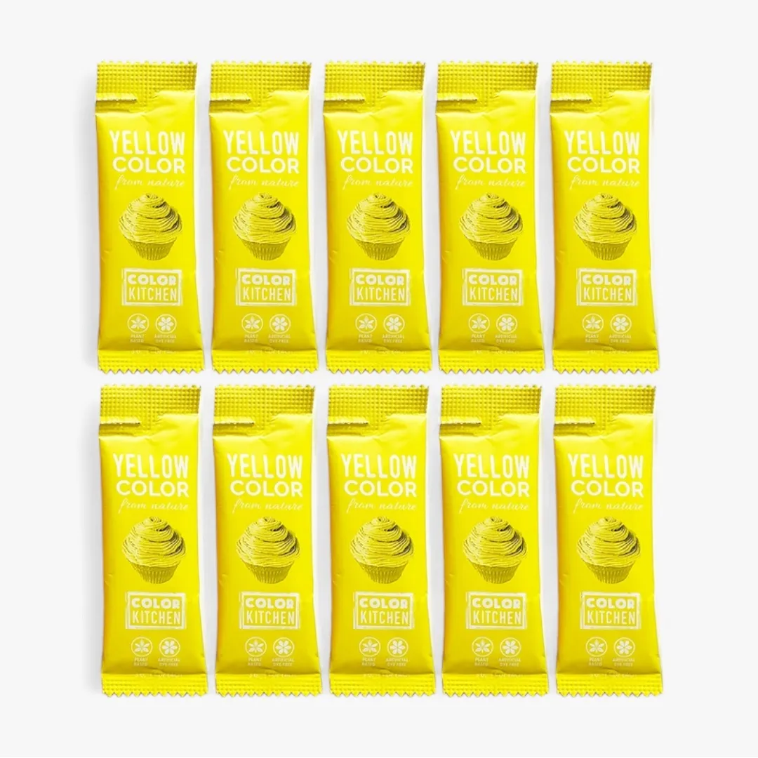 Single Food Color Packets Bulk (100), Artificial Dye-Free (Orange)