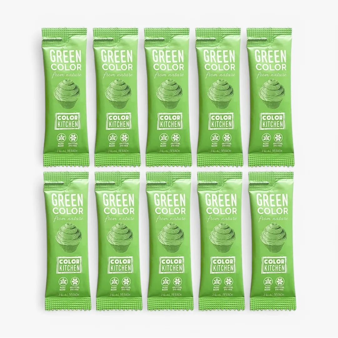 Single Food Color Packets Bulk (100), Artificial Dye-Free (Orange)