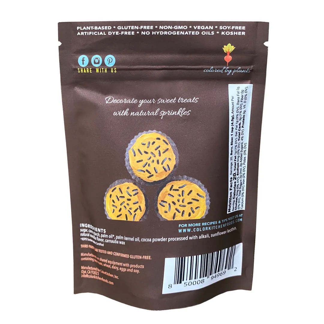 Natural Dark Cocoa Sprinkles