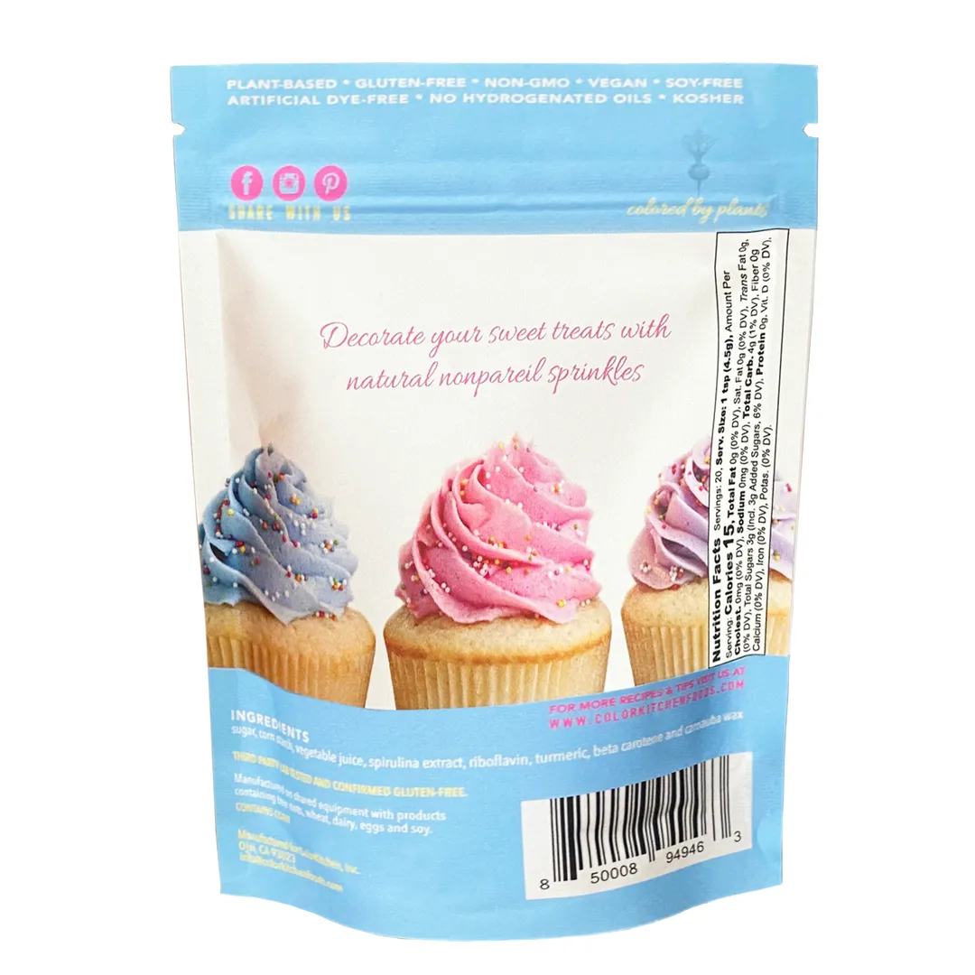 Natural Nonpareil Confetti Sprinkles