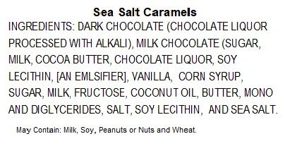 The Sea Salt Caramel Collection (9 piece) Milk Chocolate