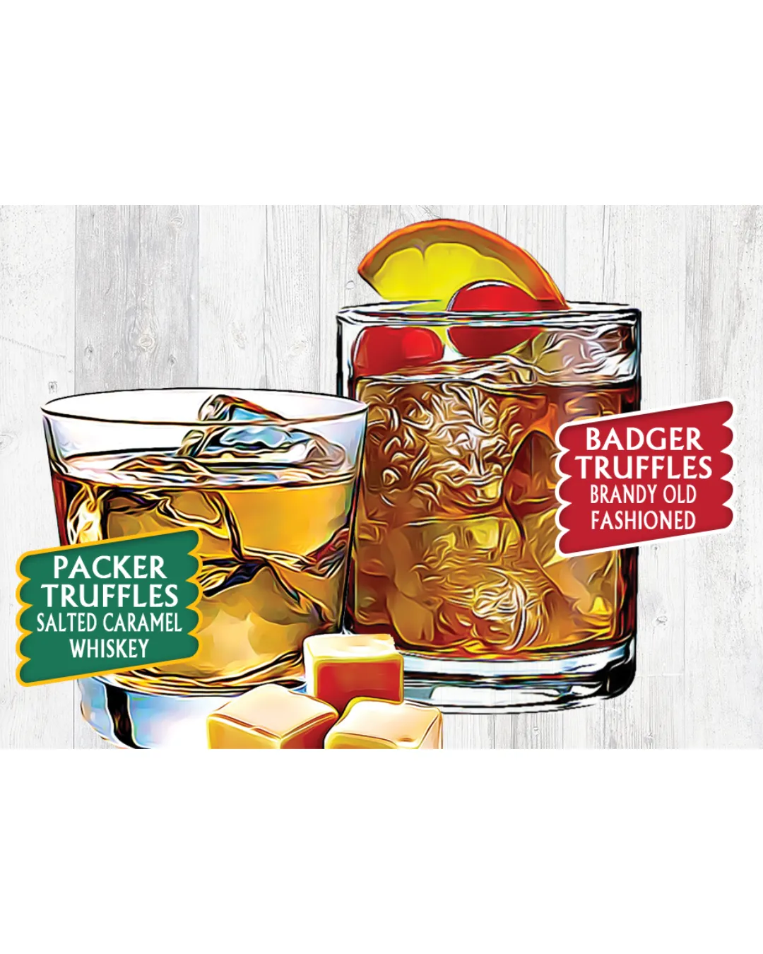 Whiskey and Brandy Truffle Set (4 piece)