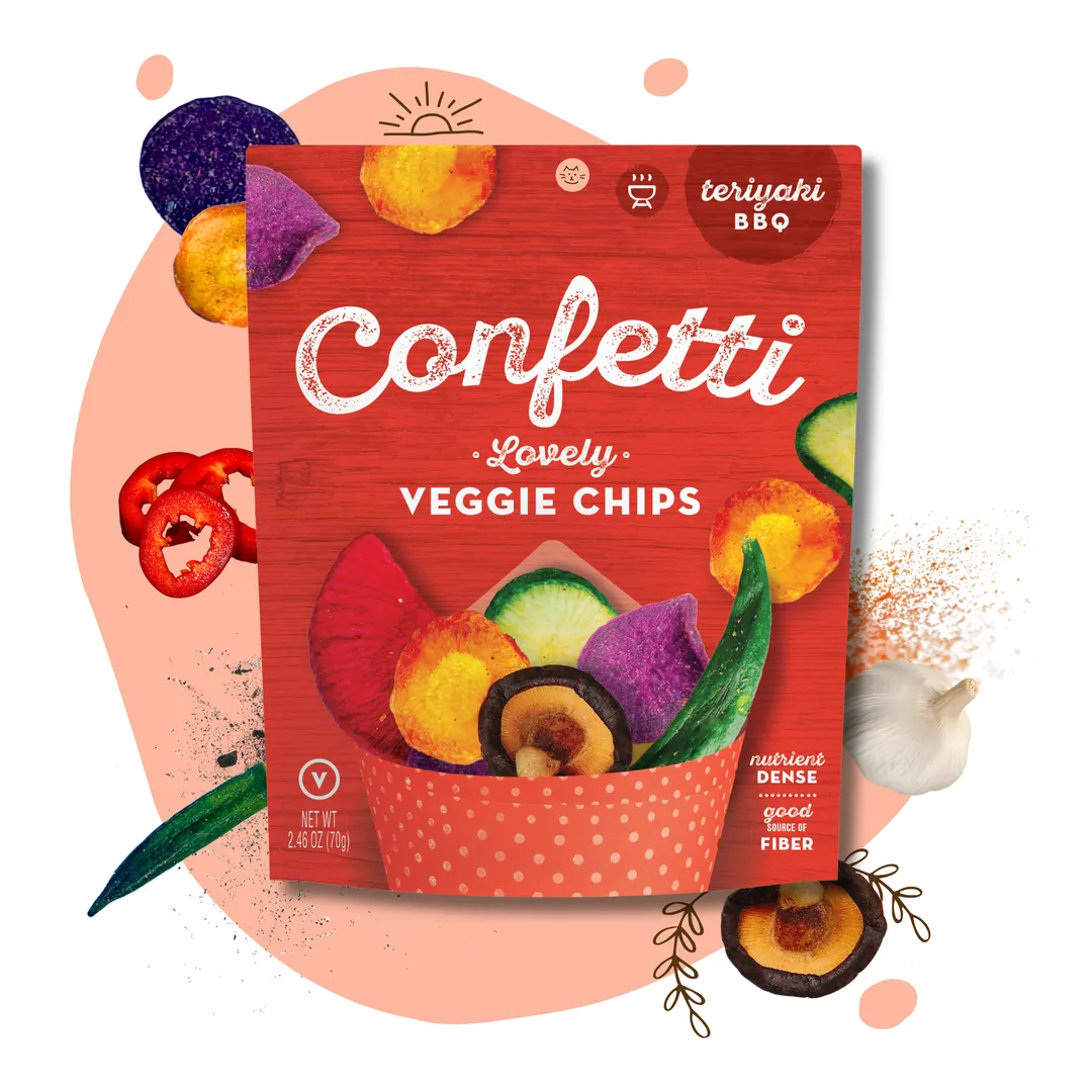 Lovely Vegetable Chips, Teriyaki BBQ