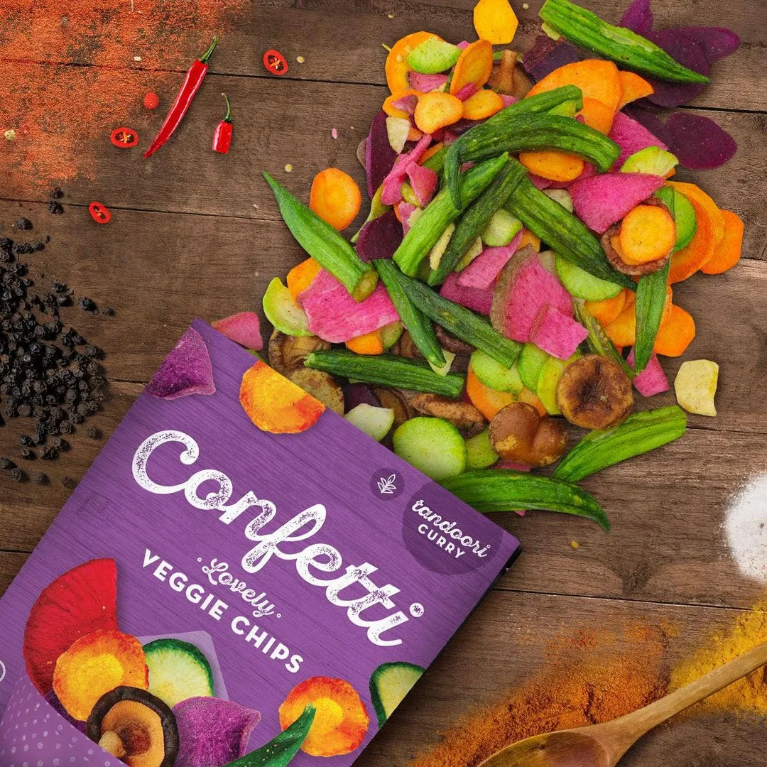 Lovely Vegetable Chips, Tandoori Curry