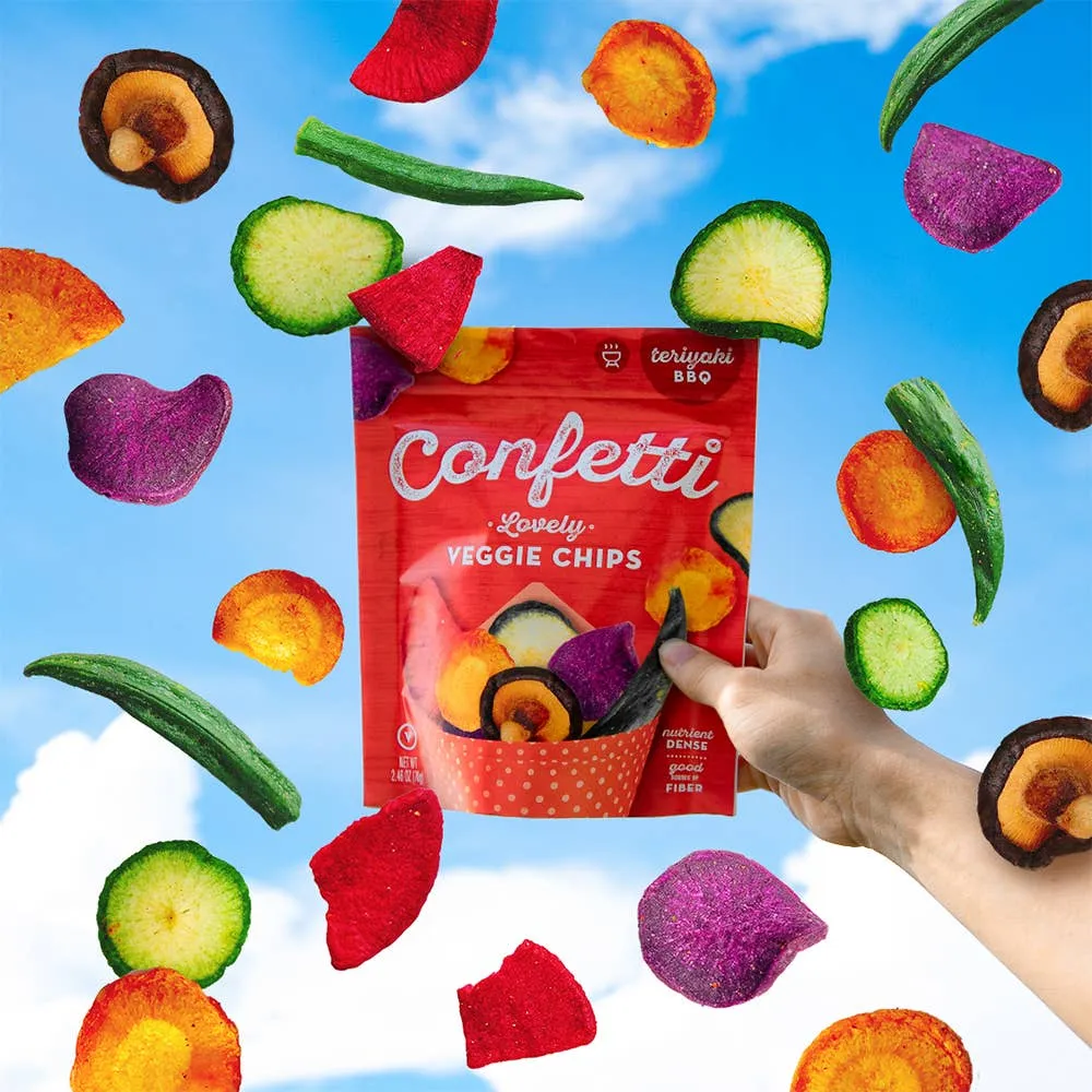 Lovely Vegetable Chips, Teriyaki BBQ