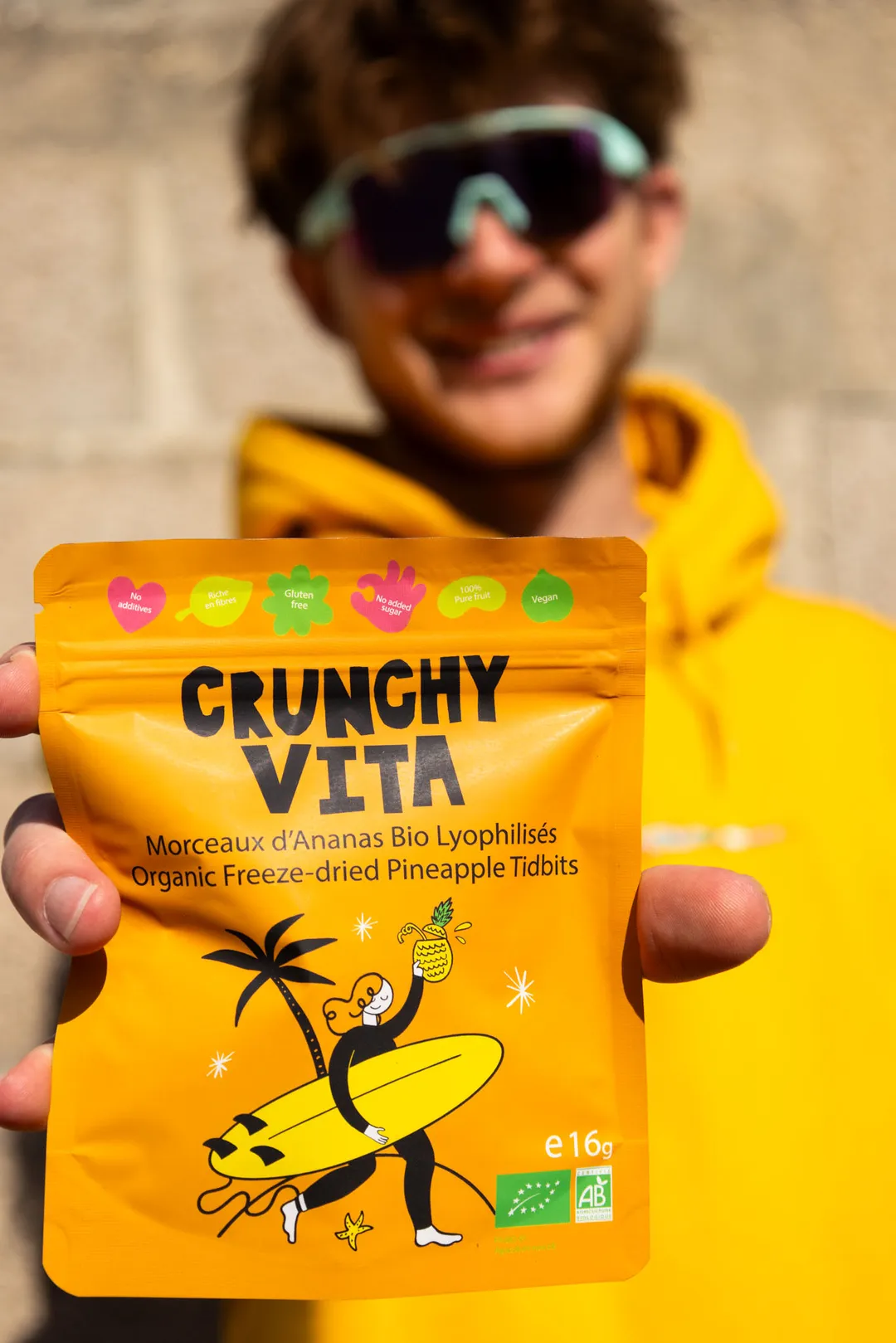 Ananas bio lyophilisés -16g CrunchyVita