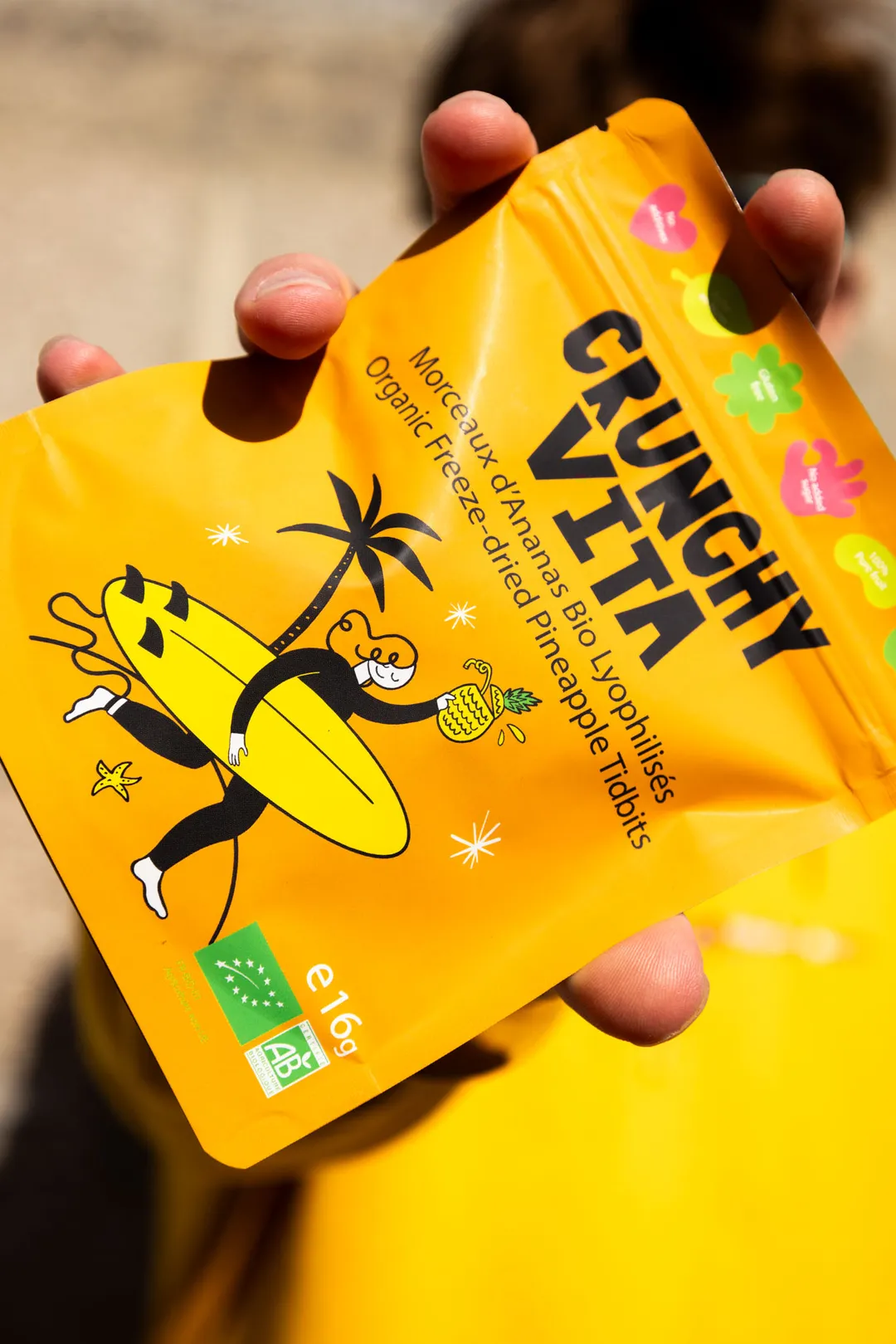 Ananas bio lyophilisés -16g CrunchyVita