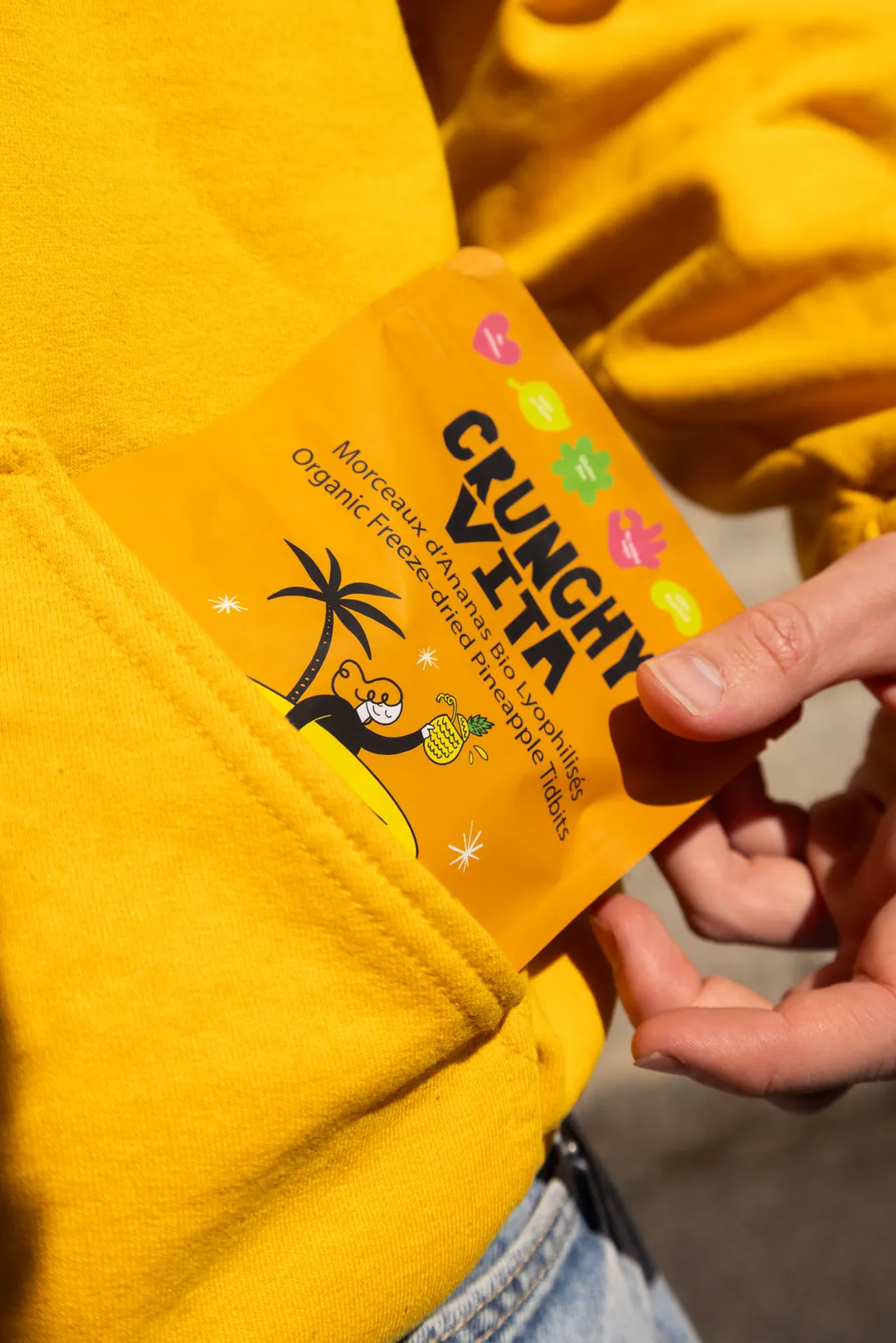 Ananas bio lyophilisés -16g CrunchyVita