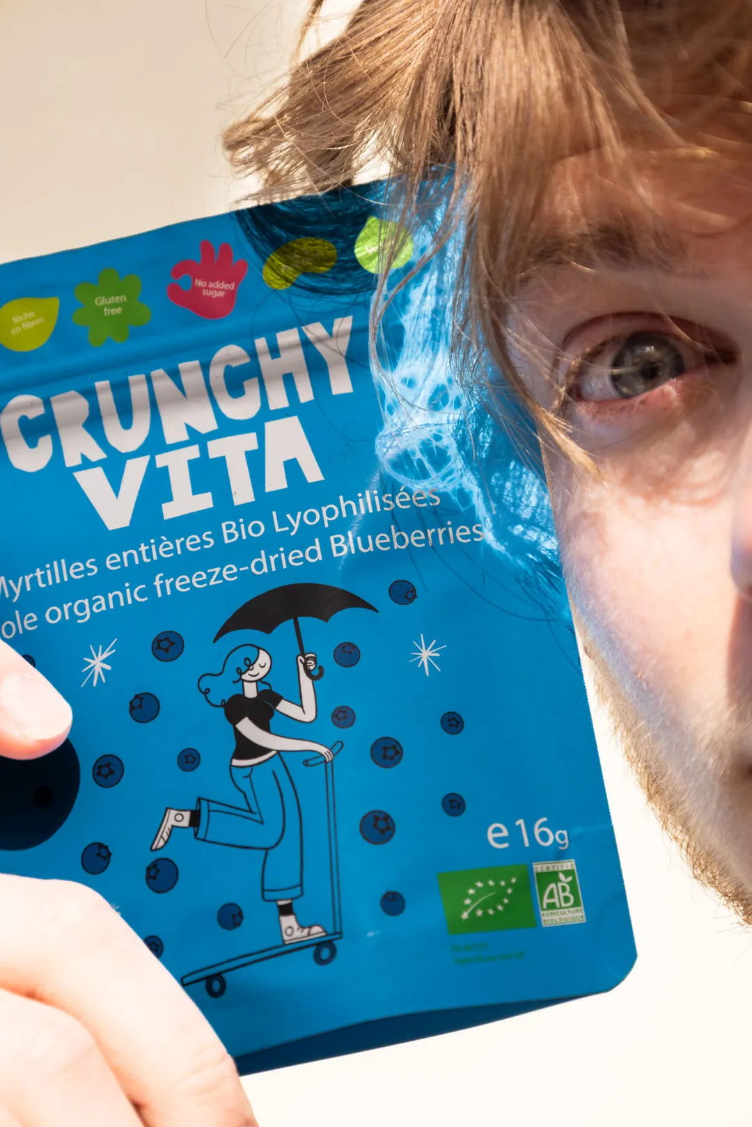 Myrtilles bio lyophilisées - 16g CrunchyVita