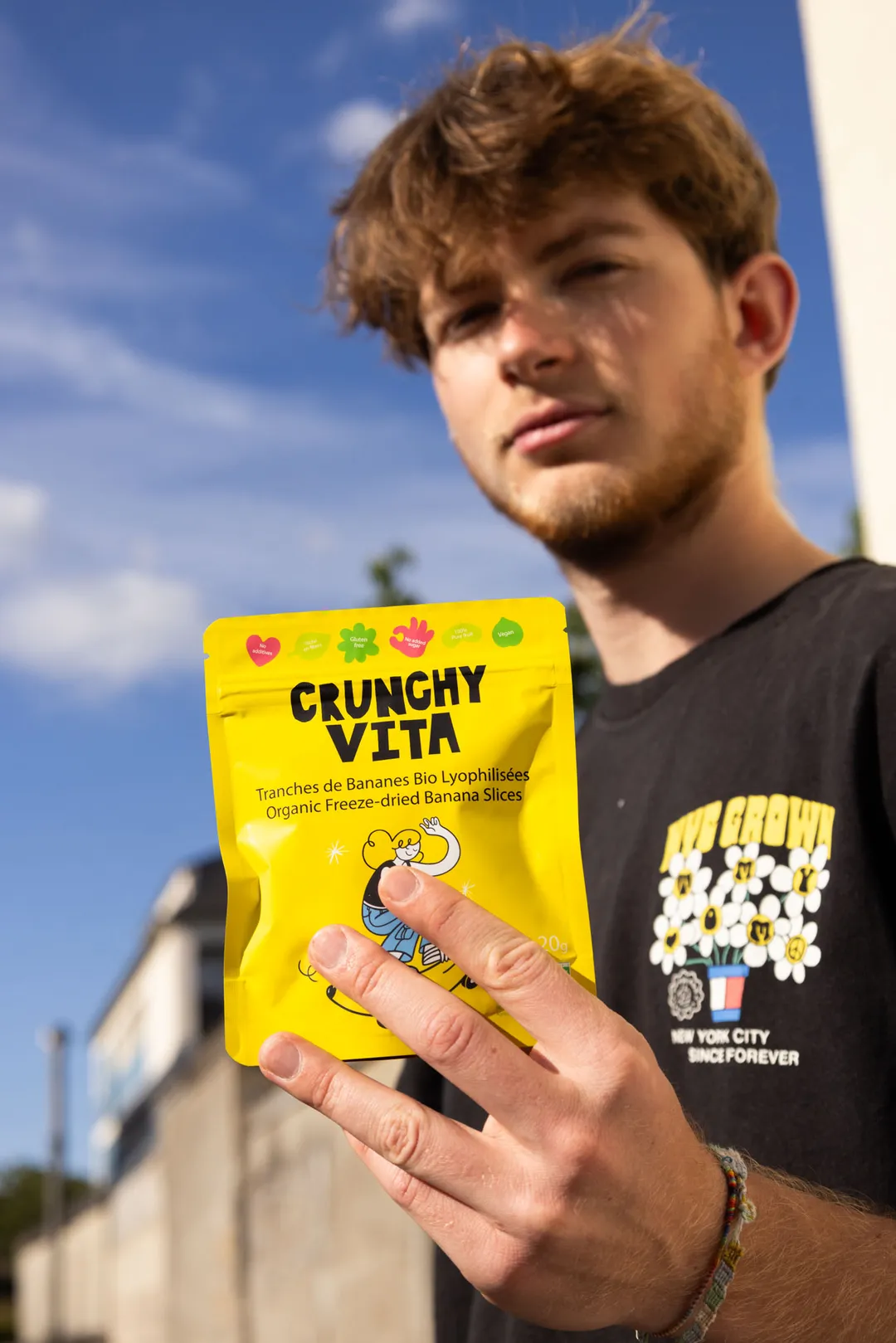 Bananes bio lyophilisées - 20g CrunchyVita