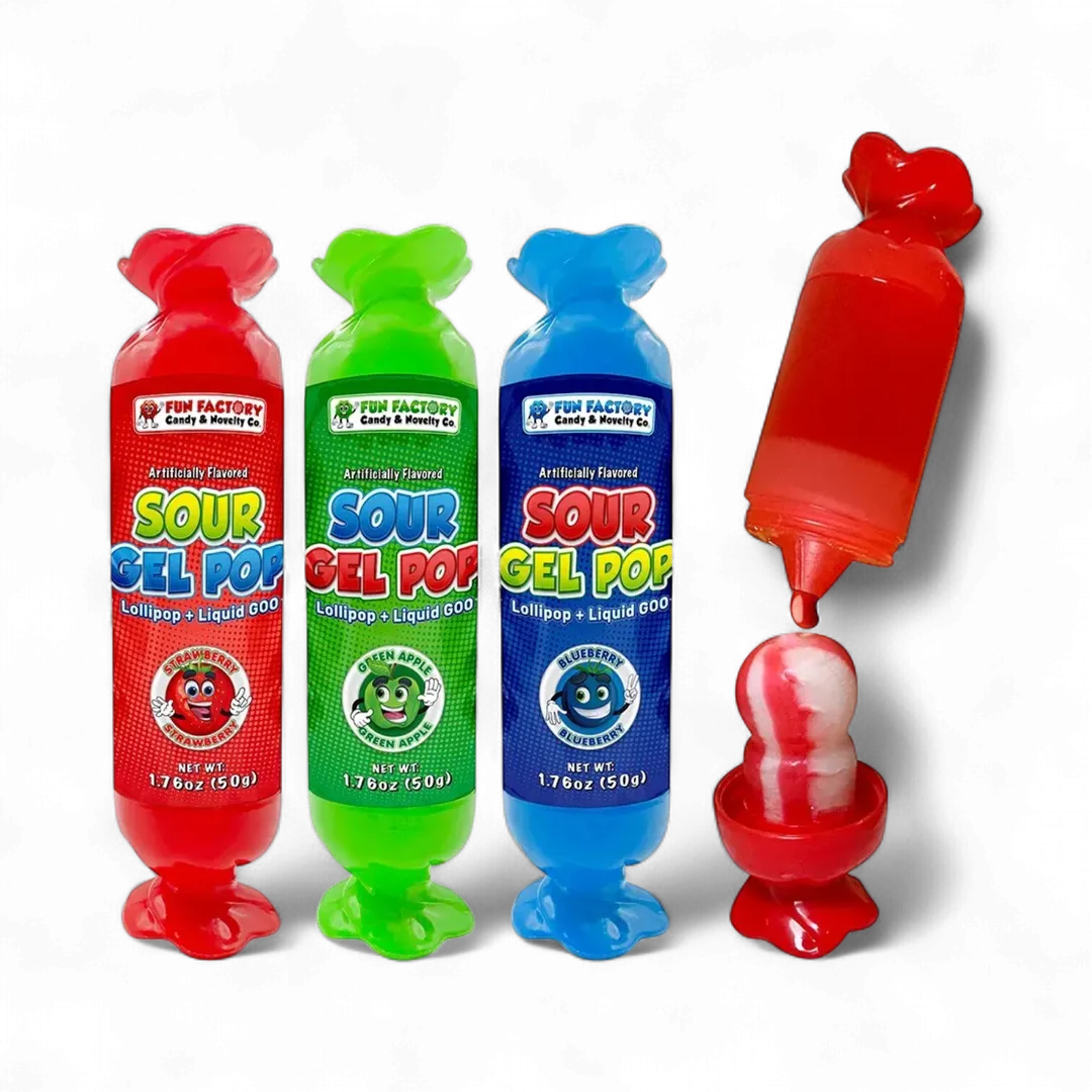 Sour Gel Pop - Lollipop and Liquid Goo