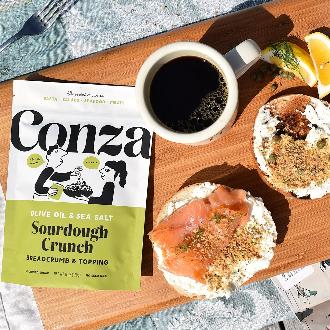 Olive Oil & Sea Salt - Sourdough Crunch Breadcrumbs & Crouton Topping - 6oz