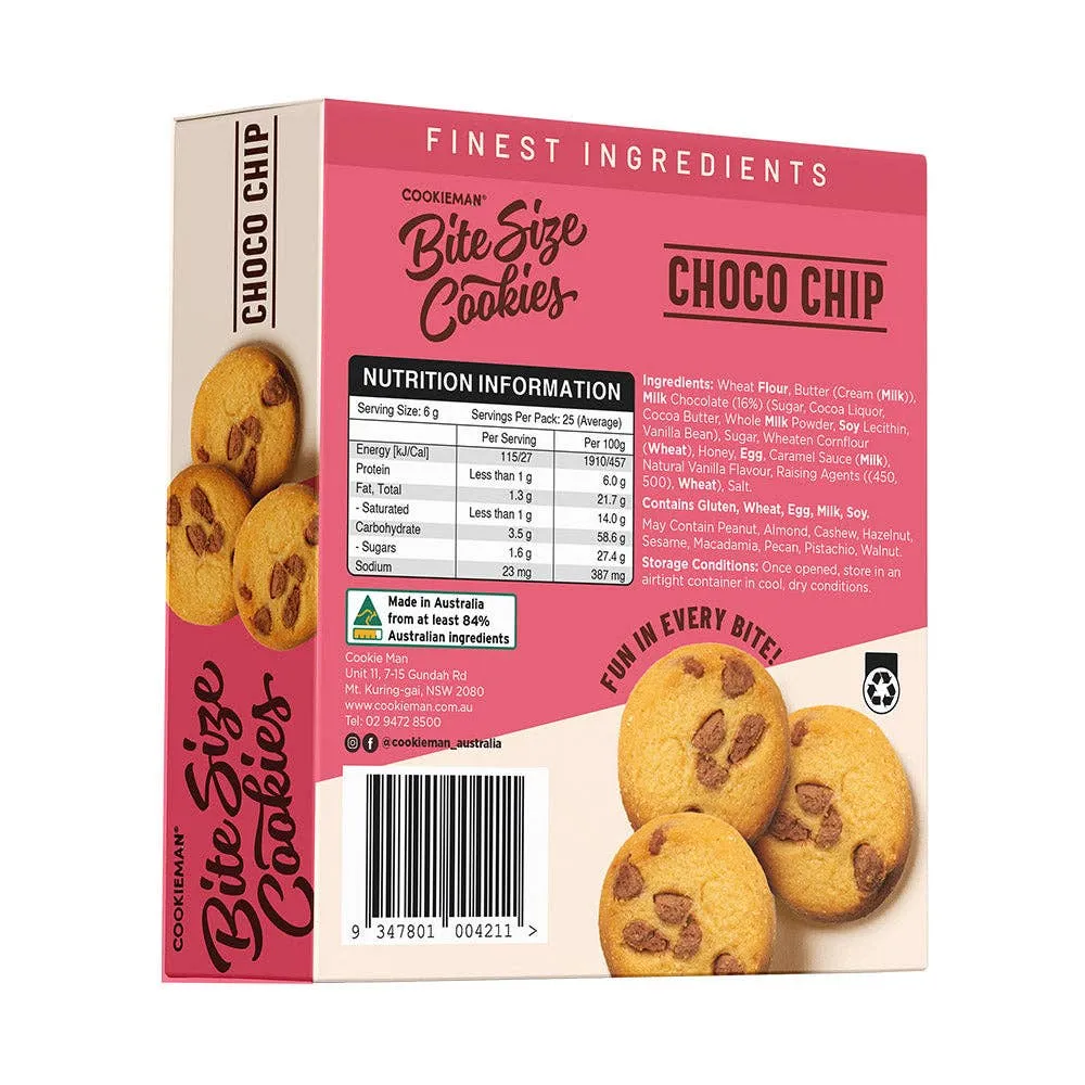 Choco Chip Cookies 5.29oz - Bite Size Cookies