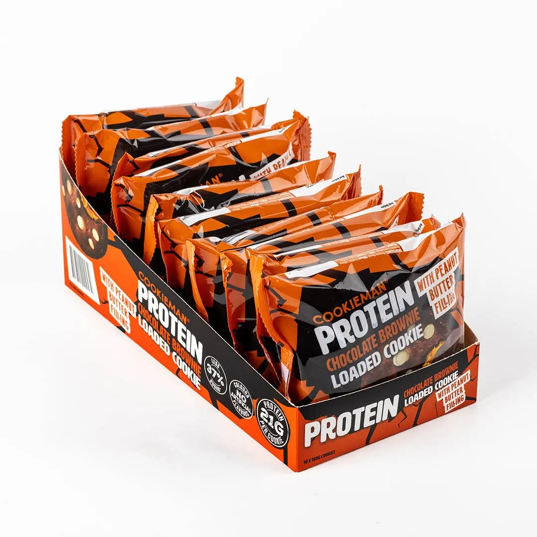 Protein Chocolate Brownie Loaded with Peanut Butter 3.5oz