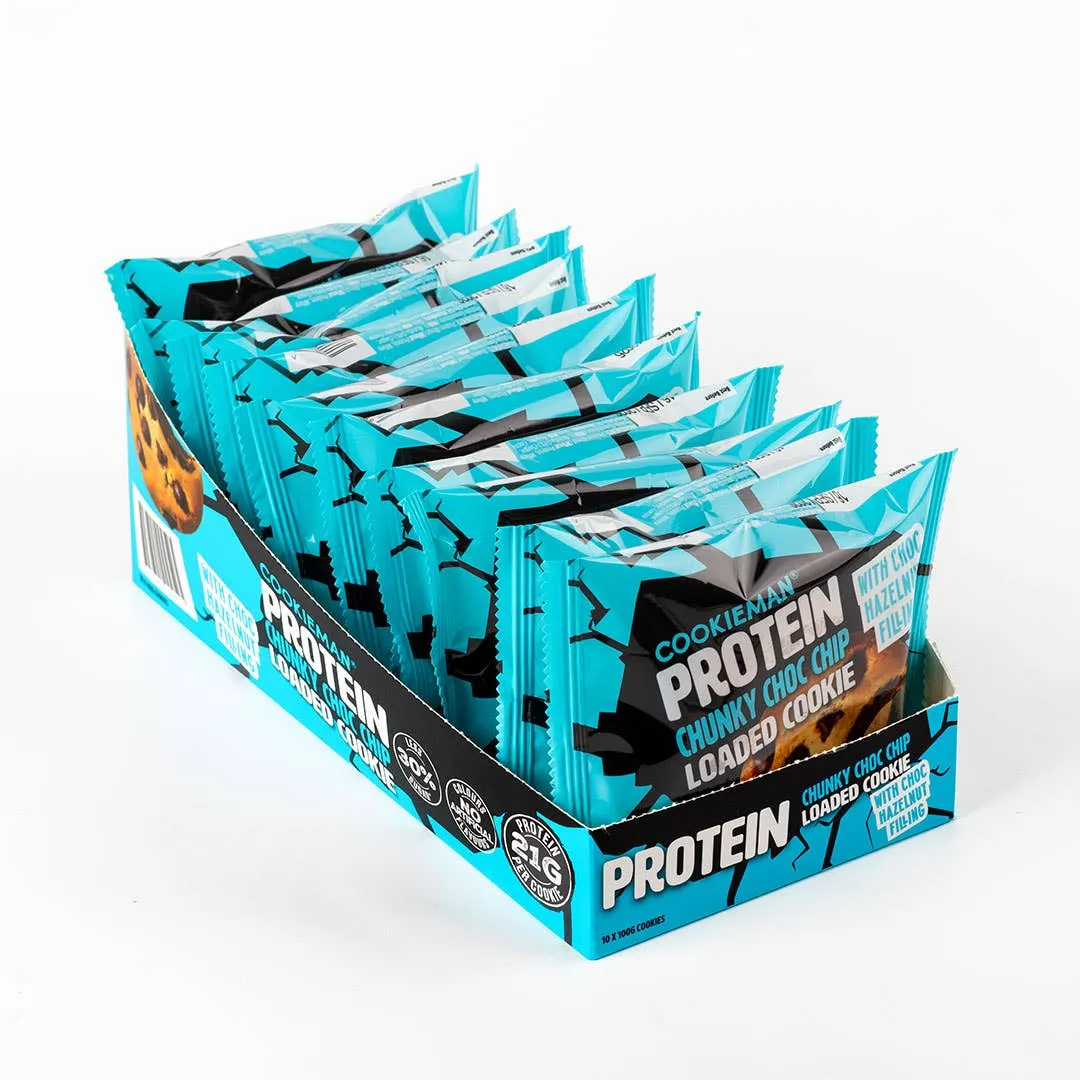 Protein Chunky Choc Chip Loaded with Choc Hazelnut 3.5oz