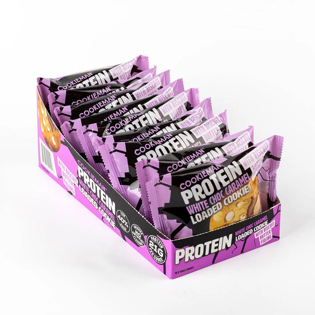 Protein White Choc Caramel Loaded with Biscuit Butter 3.5oz