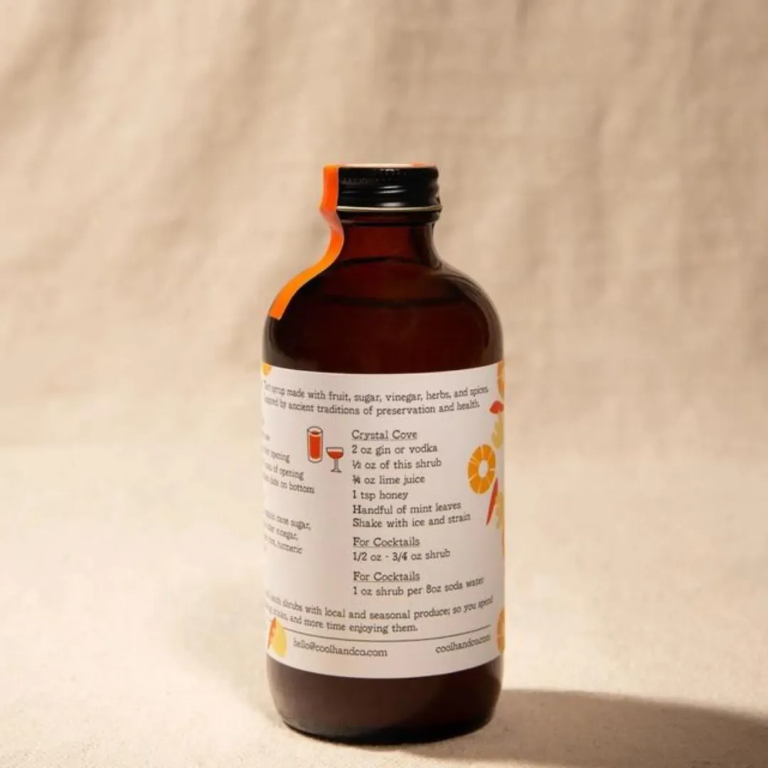Pineapple Turmeric Ginger Shrub 8.5oz