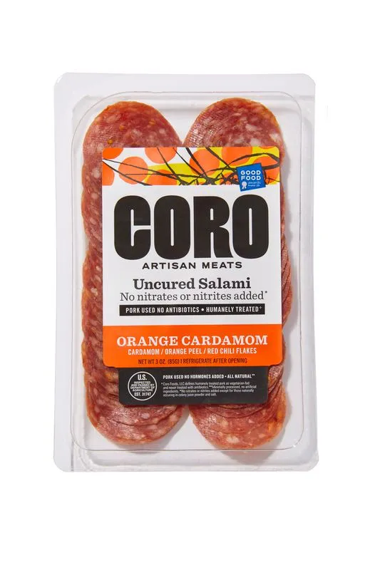 Sliced Pack - Uncured Orange Cardamom Salami