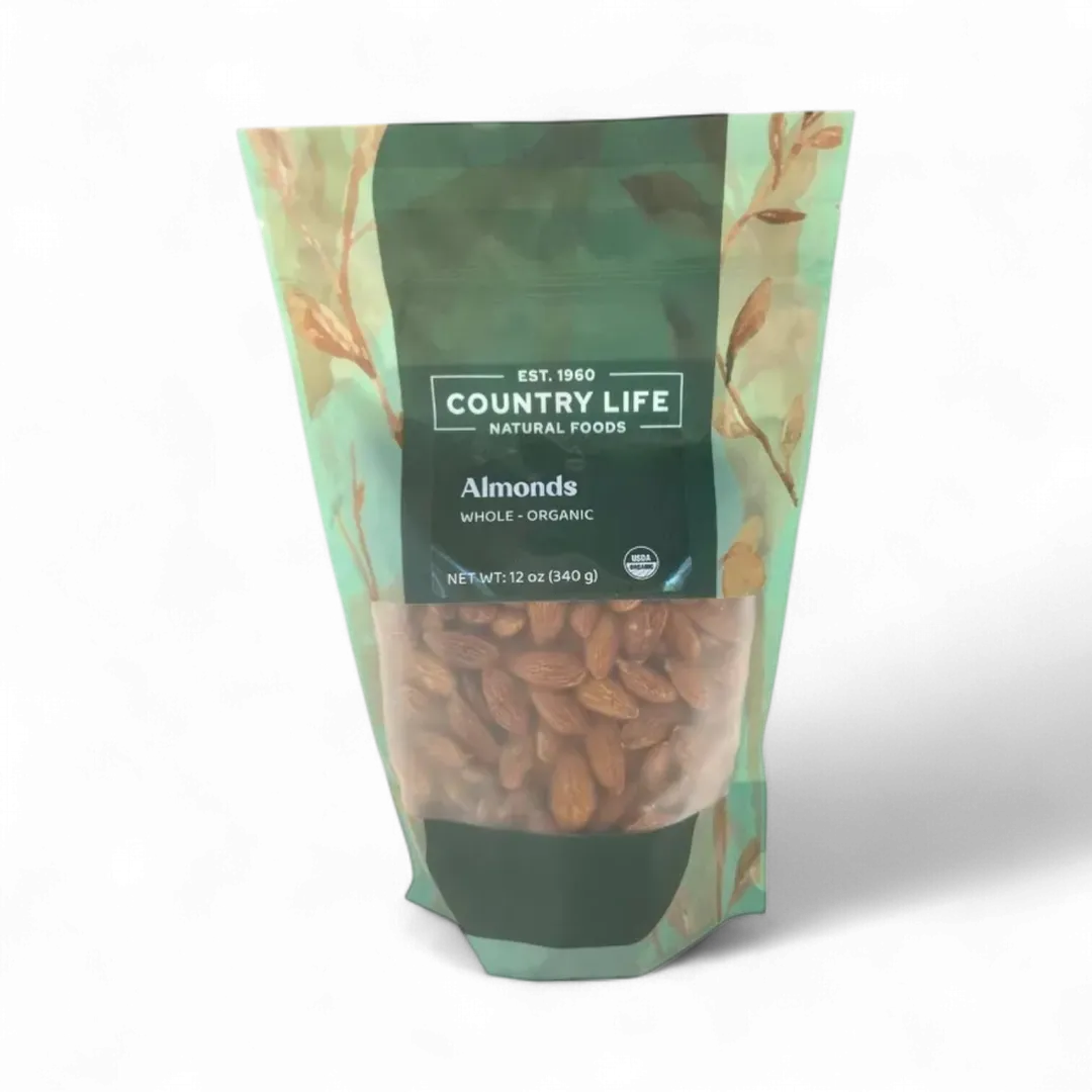 Almonds, Whole, Organic (Raw)