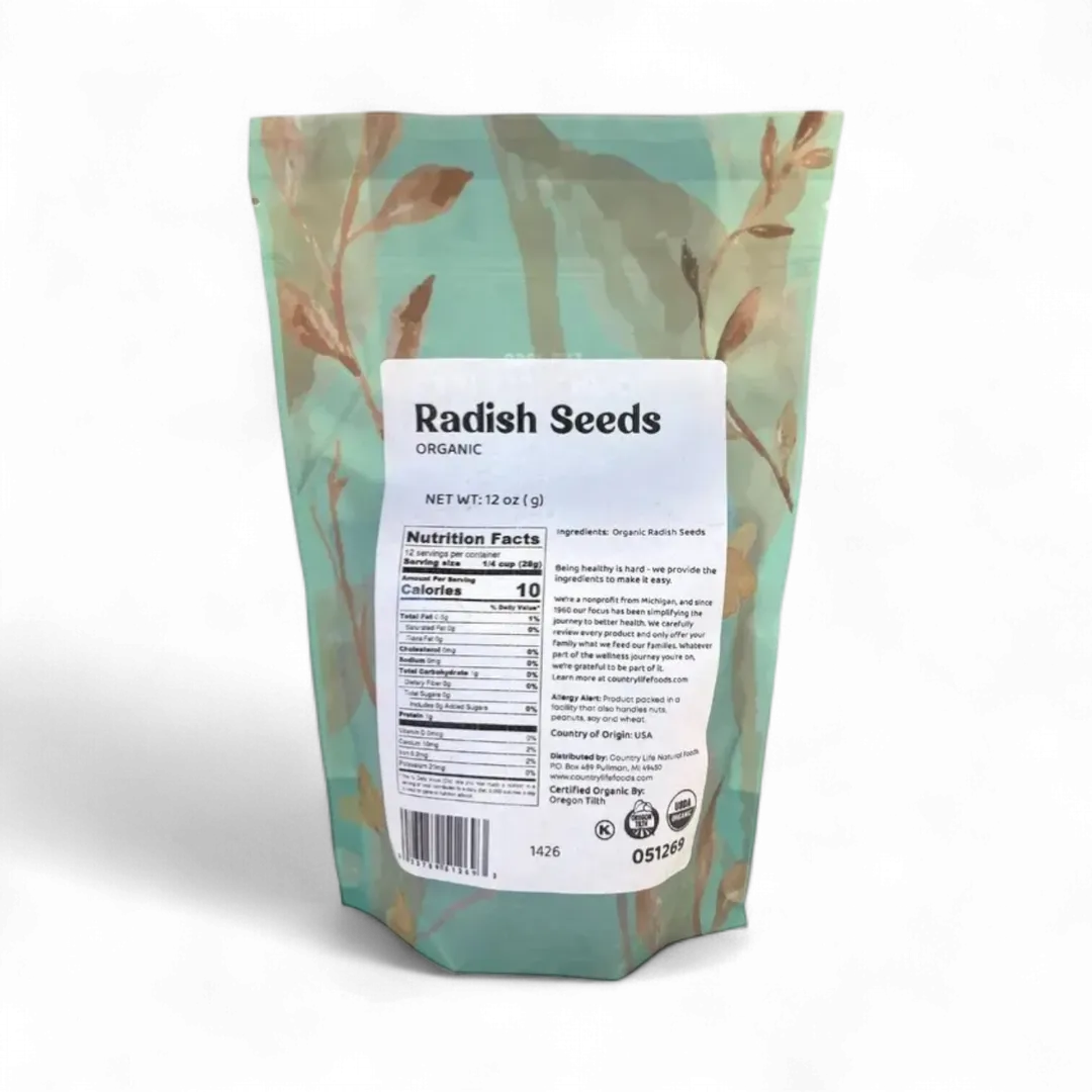 Radish Seeds, Organic