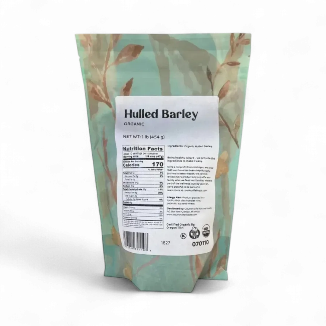 Barley, Hulled, Organic