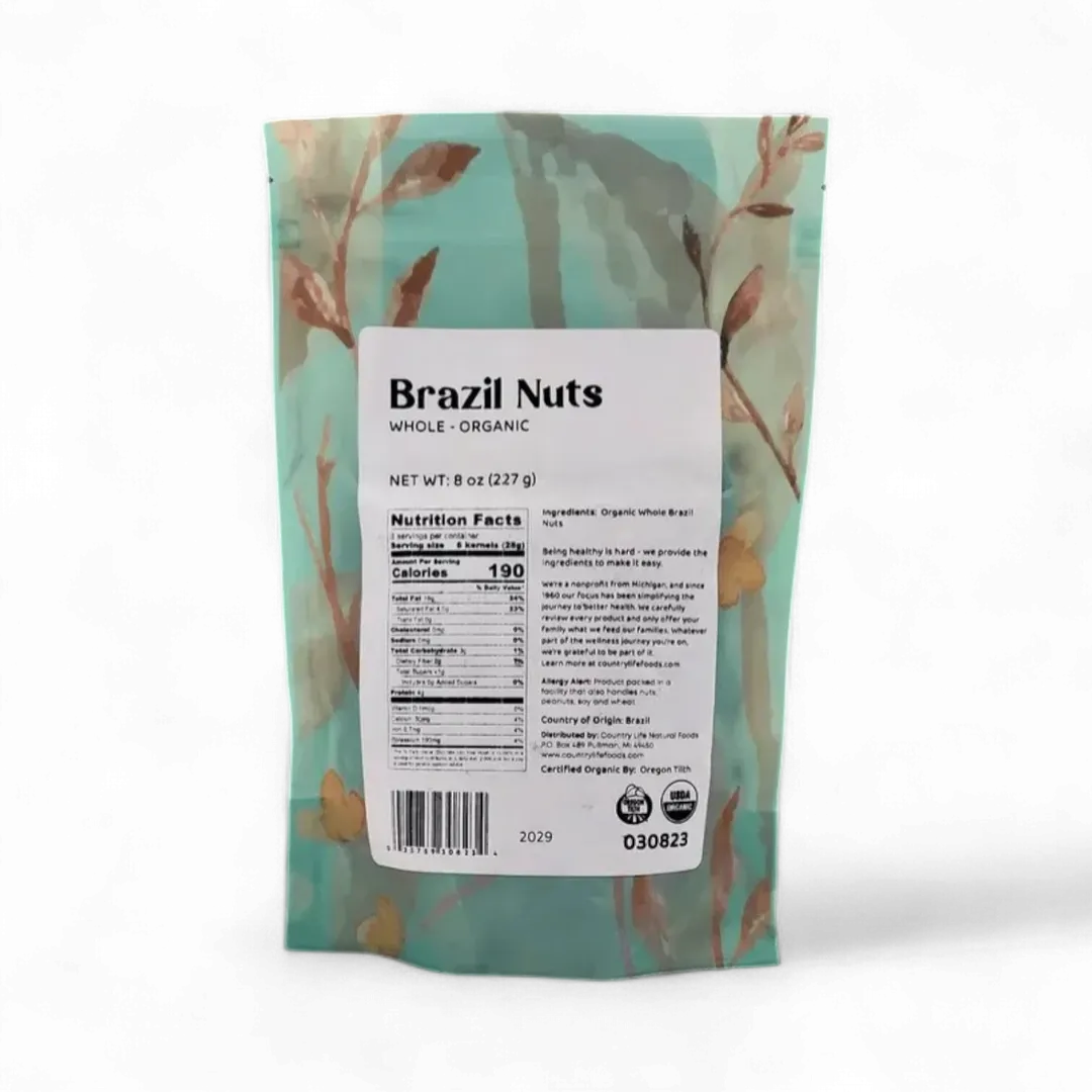 Brazil Nuts, Whole, Organic