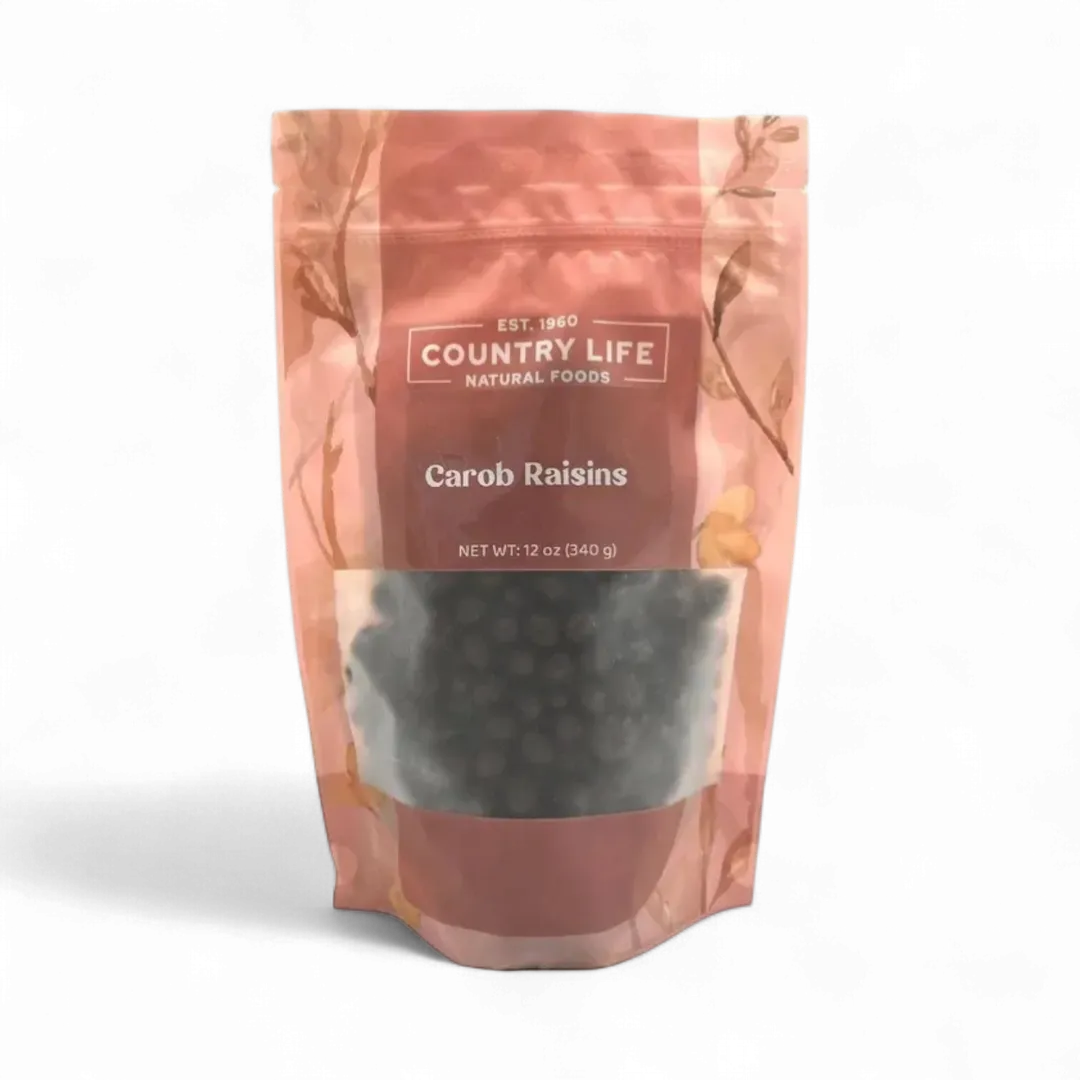 Carob Coated Raisins, Sugar Sweetened