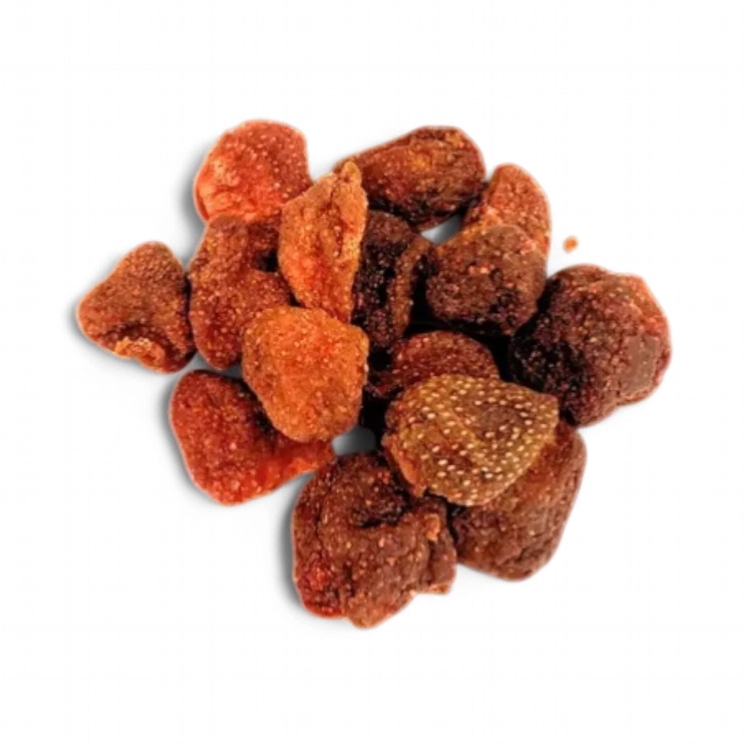 Strawberries, Dried, Whole, Sugar Infused, No Dyes
