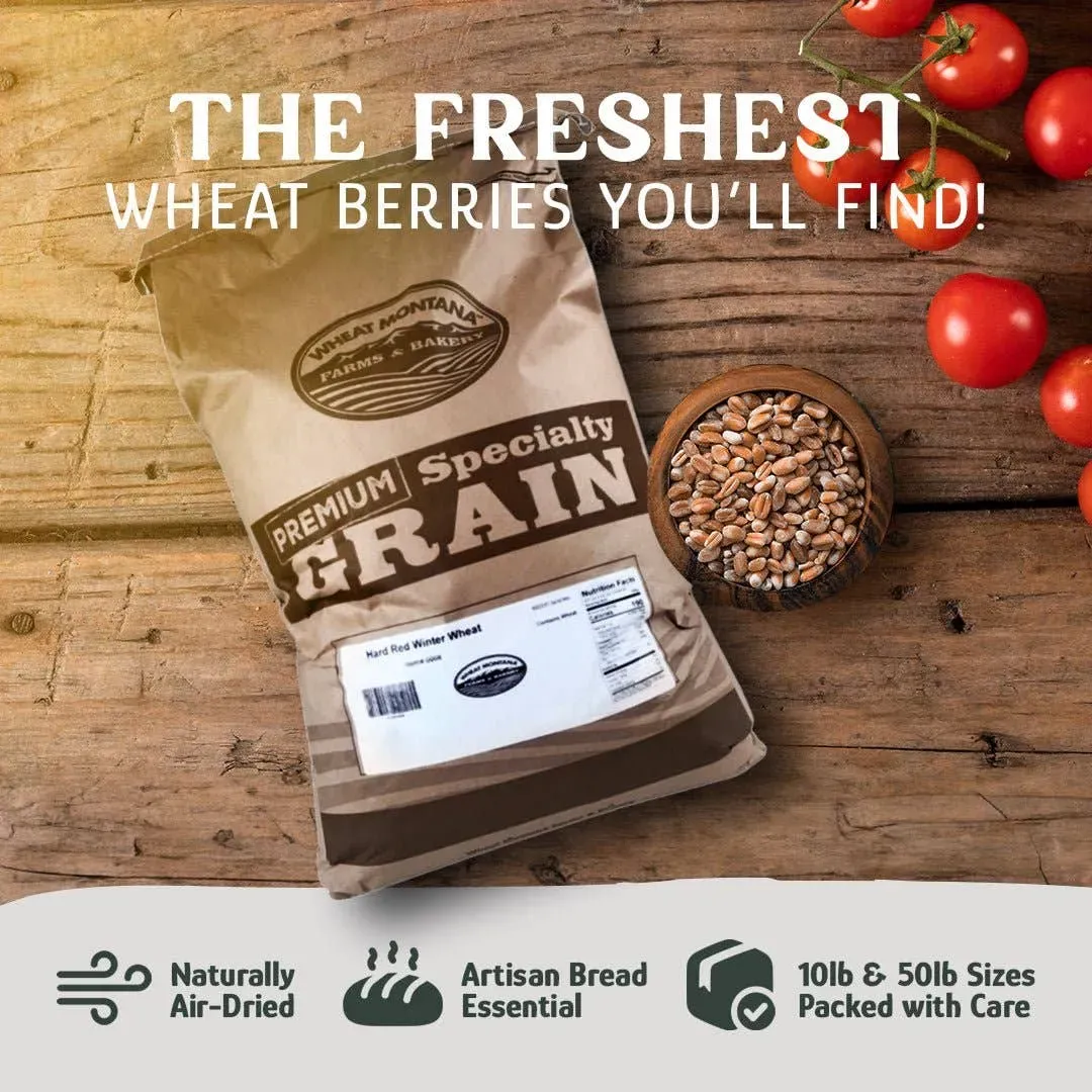 Wheat Berries, Bronze Chief (Red), Certified Glyphosate Free