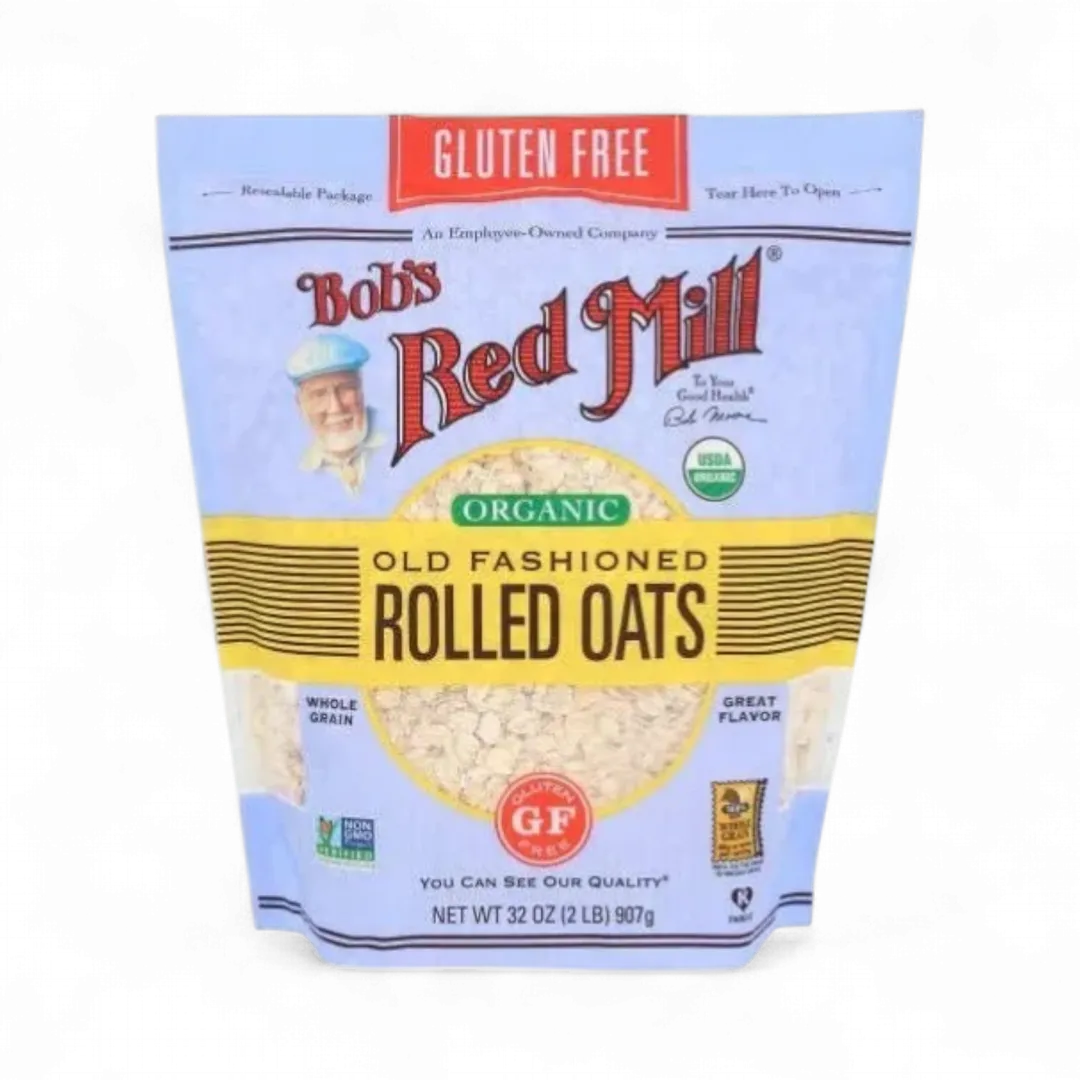 Oats, Regular Rolled, Gluten-Free, Organic, Bob's Red Mill