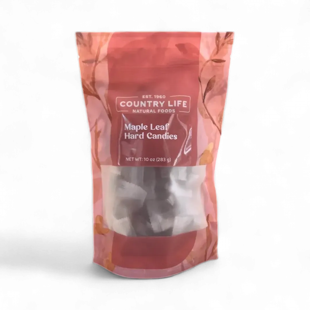 Maple Leaf Hard Candies, Individually Wrapped